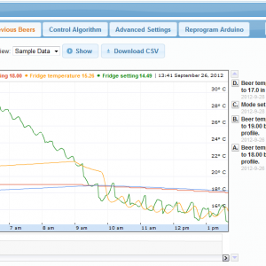 View your previous beers and download CSV files