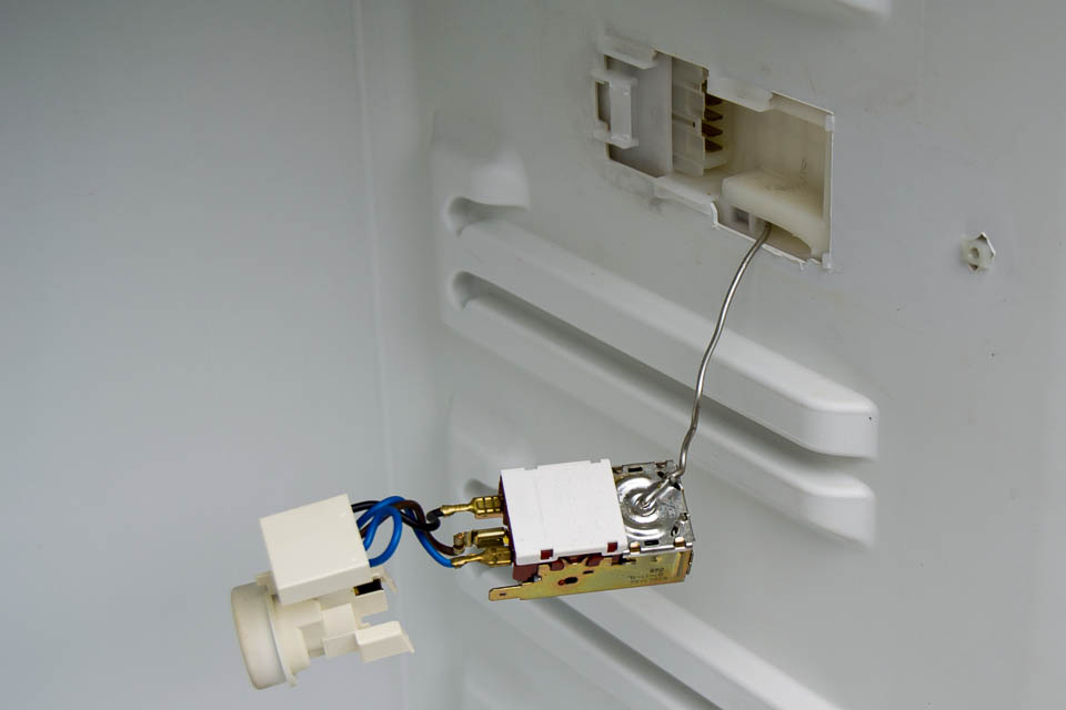 BrewPi fridge conversion: the thermostat and light fixture ... ge profile prodigy wiring diagram 