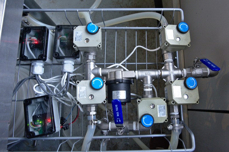 Elco's setup wort pump cluster